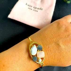 Kate Spade gem stone cuff bracelet